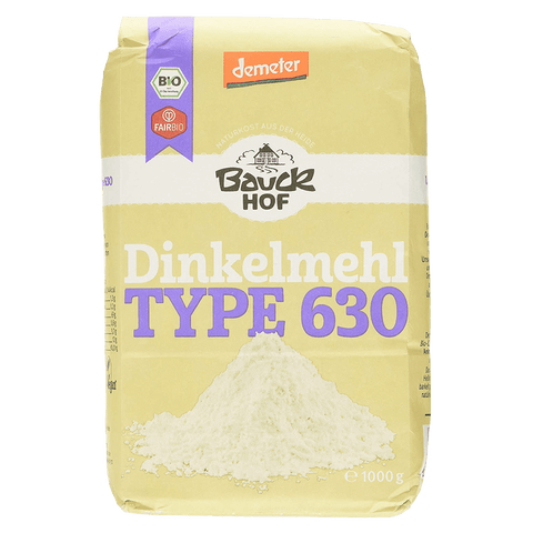 Bauck Mühle Dinkelmehl hell Type 630 demeter 1kg Bio