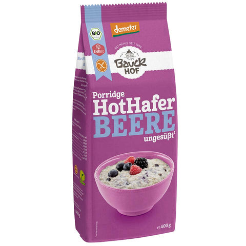 Bauck Mühle Hot Hafer Beeren 400g Demeter - glutenfrei