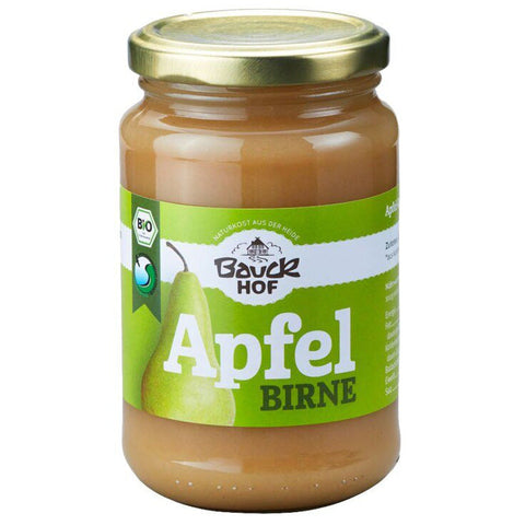 Bauck Mühle Apfel-Birnenmark (ungesüßt) 360g Bio