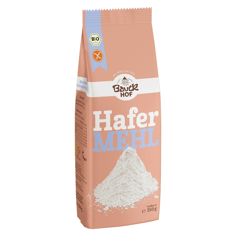 Bauck Mühle Hafermehl Vollkorn 350g Demeter - glutenfrei