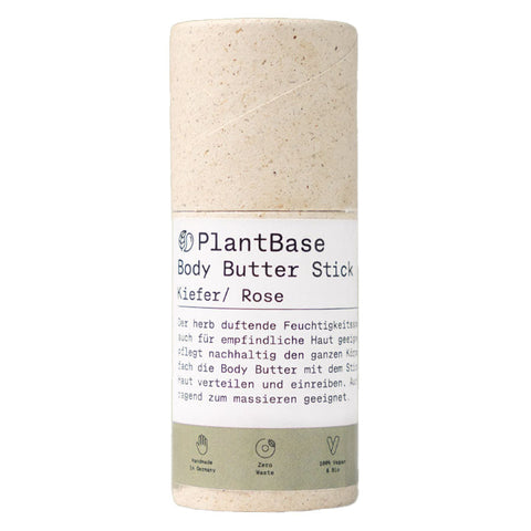 PlantBase Body Butter Stick Kiefer Rose 40gr