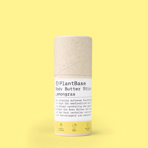 PlantBase Body Butter Stick Lemongras Bio 40gr