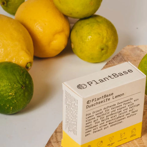PlantBase Duschseife Lemon Bio 100g