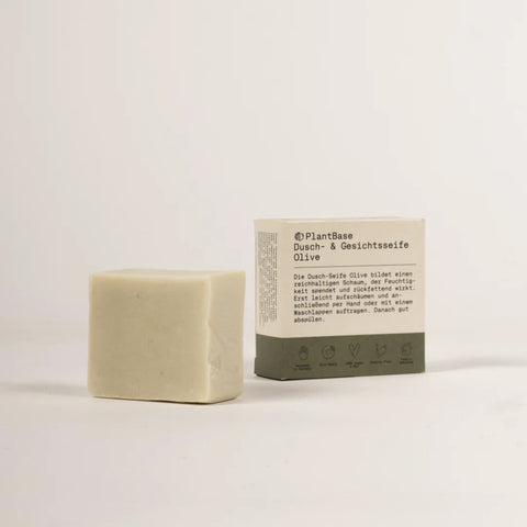 PlantBase Dusch- & Gesichtsseife Olive 100g