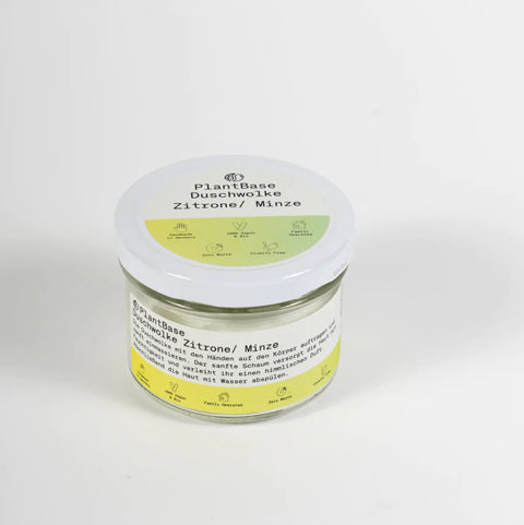 PlantBase Duschwolke Zitrone/ Minze Bio 110g