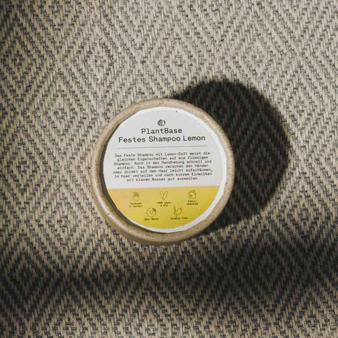 PlantBase Festes Shampoo Lemon Bio 60g