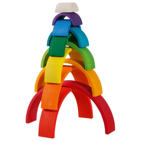GOKI Bausteine Regenbogen aus Holz