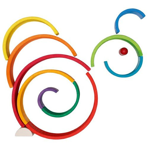 GOKI Bausteine Regenbogen aus Holz