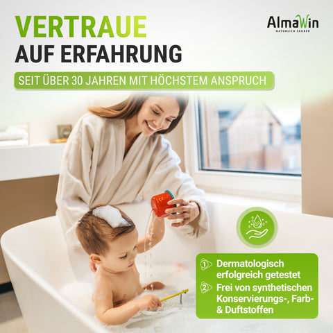 AlmaWin Badreiniger frische Minze mit Sprayer 500ml Bio