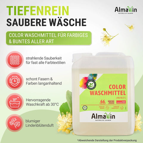 Almawin Waschmittel Color Flüssig 5l Bio