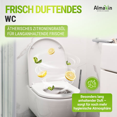 AlmaWin WC Reiniger zitronig frisch 750 ml Bio