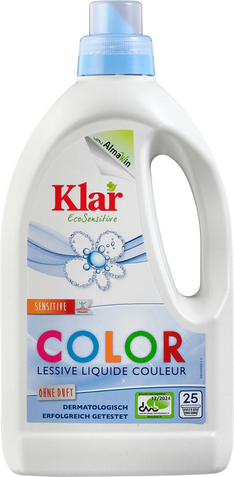 Klar Color Waschmittel ohne Duft 4,75kg Bio