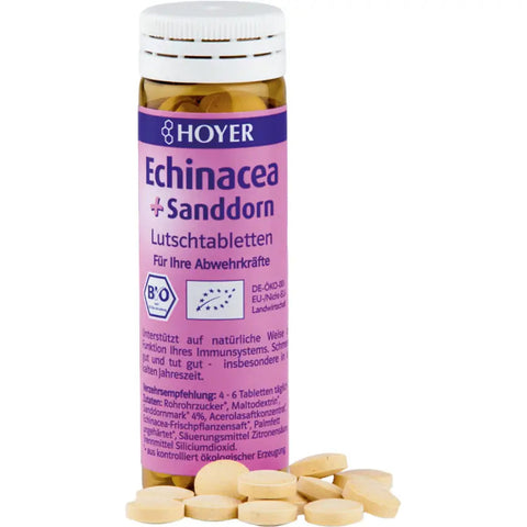 Hoyer Echinacea + Sanddorn Lutschtabletten Bio 30g