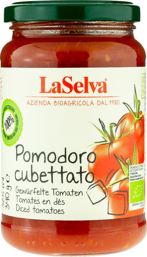 LaSelva Tomatenwürfel - Cubettato 340 g Bio