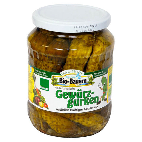 Isarmoos Bauern - Biohof Laurer Gewürzgurken, ATG: 360g Bio