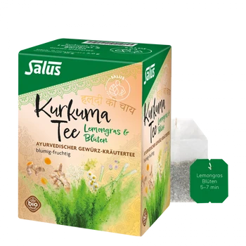 Salus Kurkuma Lemongras & Blüten Tee Bio 15x2,0g