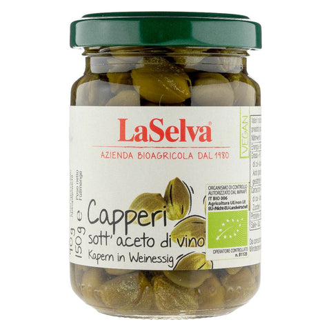 LaSelva Kapern in Weinessig 150 g Bio