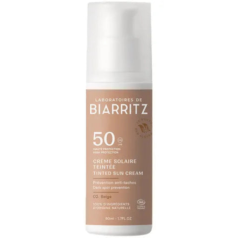 Laboratoires de Biarritz Getönte Sonnencreme LSF50 Beige Bio 50ml