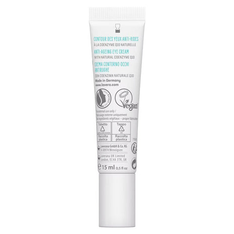 Lavera basis sensitiv Anti-Falten Augencreme Q10 Bio 15ml