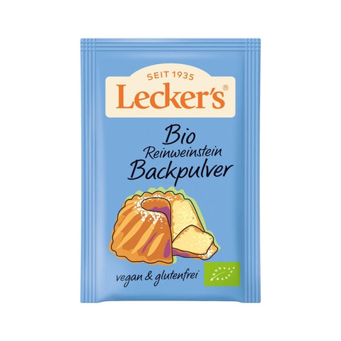 Lecker´s Reinweinstein Backpulver 4x21g Bio