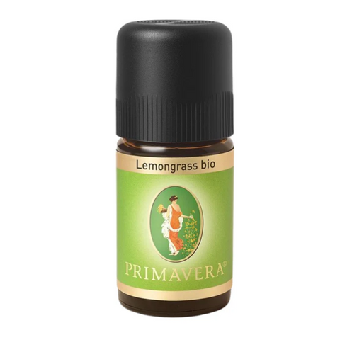 Primavera Lemongrass Bio Ätherisches Öl (Cymbopogon flexuosus) (5 ml)