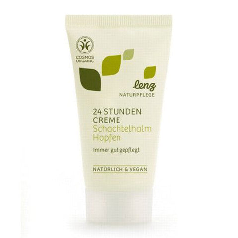 Lenz 24 Stunden Creme Hopfenblüte Schachtelhalm Vegan Naturpflege 50ml Bio