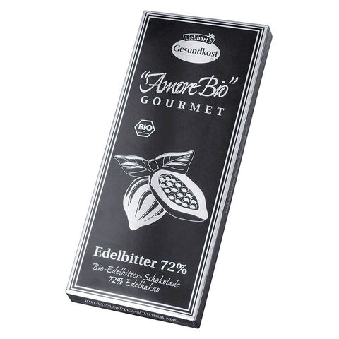 Liebharts Gesundkost Edelbitter Schokolade 72% Kakao 100g Bio