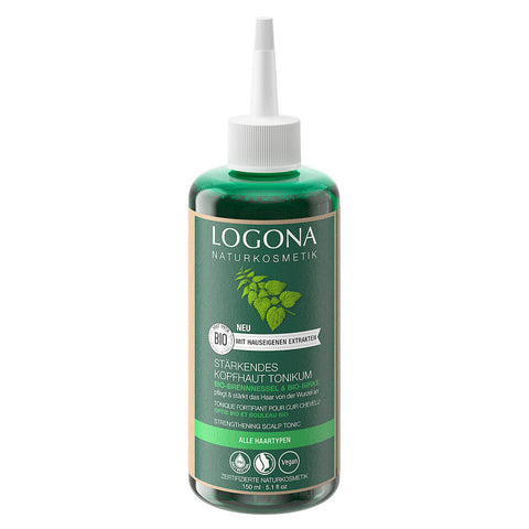 Logona Stärkendes Kopfhaut Tonikum Bio- Brennnessel & Bio-Birke, 150 ml