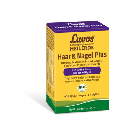 Luvos Haar und Nagel Plus Kapseln Bio 60 Stück