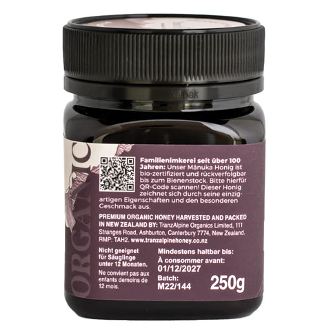 Hoyer - TranzAlpine - Manukahonig MGO 550+ (250g)
