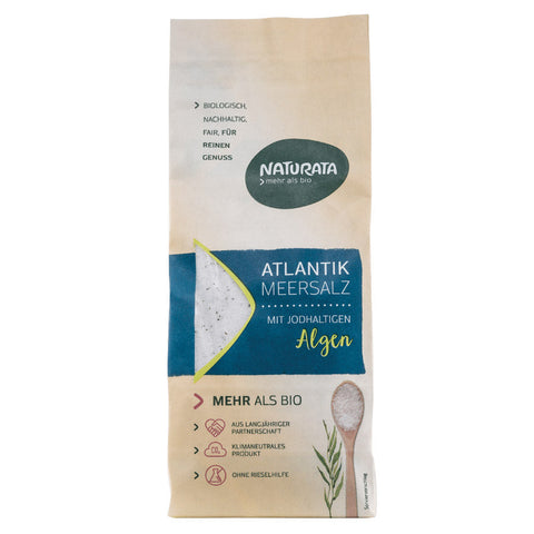 Naturata Meersalz mit jodhaltigen Bio-Algen aus Spanien 500g