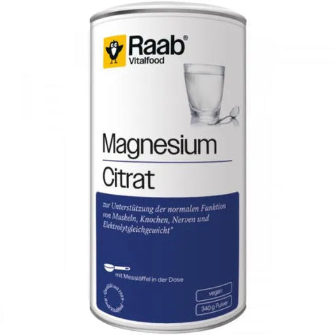 Raab Vitalfood Magnesiumcitrat Pulver Bio 340g