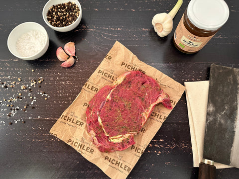 Pichler Rinderentrecote Rib Eye "Bärlauch"