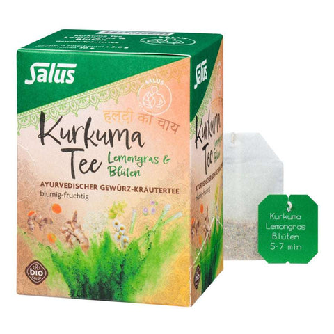 Salus Kurkuma Lemongras & Blüten Tee Bio 15x2,0g