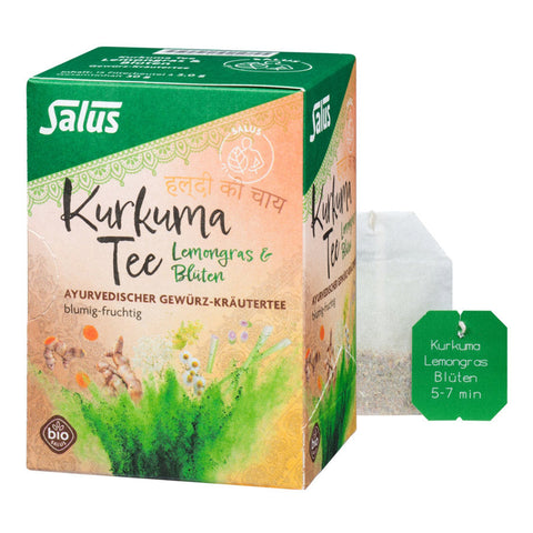 Salus Kurkuma Lemongras & Blüten Tee Bio 15x2,0g