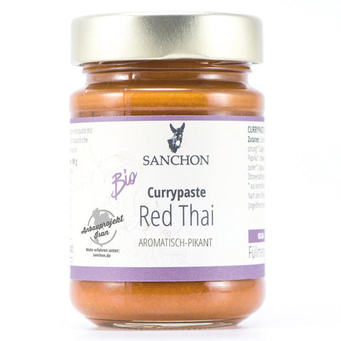 Sanchon Red Thai Currypaste 190 g Bio