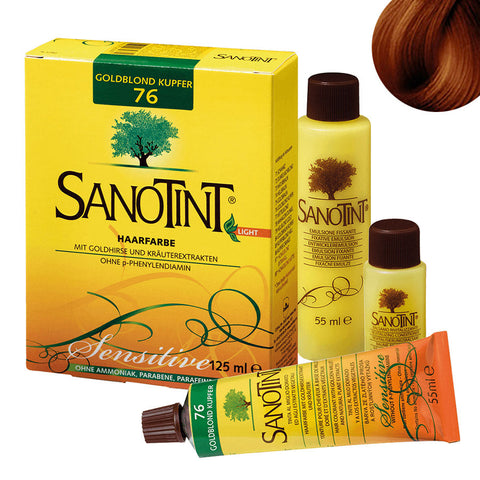 SANOTINT sensitive 76 Goldblond Kupfer 125ml