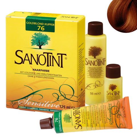 SANOTINT sensitive 76 Goldblond Kupfer 125ml