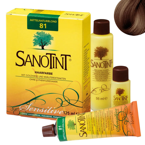 SANOTINT sensitive 81 Mittelnaturblond 125ml