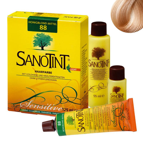 SANOTINT sensitive 88 Honigblond Mittel 125ml