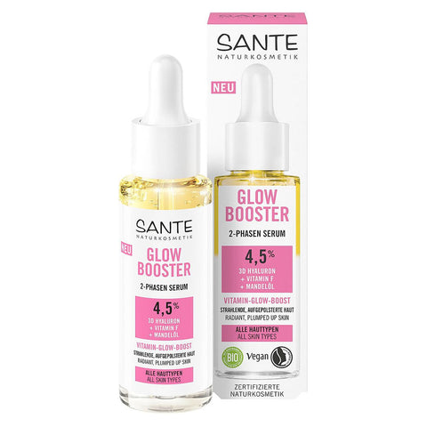 Sante Naturkosmetik Glow Boost 2-Phasen Serum Bio 30ml