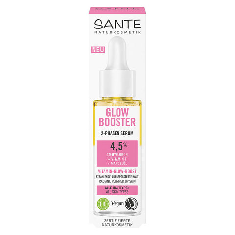 Sante Naturkosmetik Glow Boost 2-Phasen Serum Bio 30ml