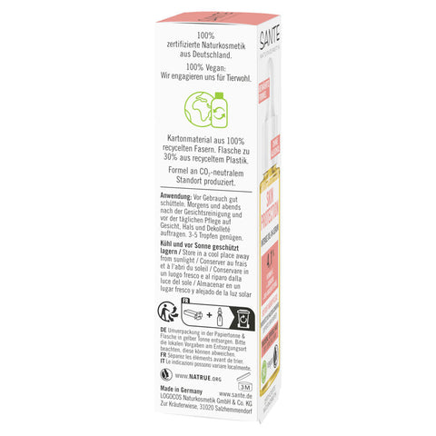 Sante Naturkosmetik Skin Protection Intense Serum mit Vitamin E Bio 30ml