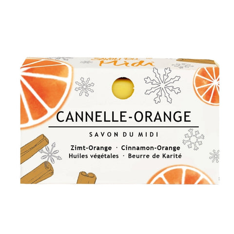 Savon Du Midi Canelle-Orange Karité-Seife 100g Bio