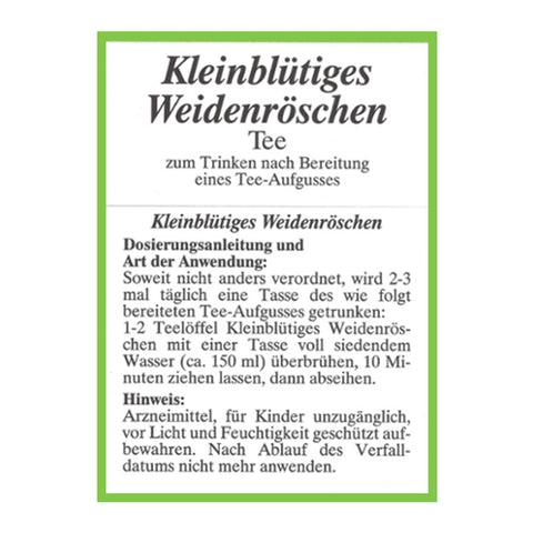 Schoenenberger kleinblütiges Weidenröschen Tee 250g