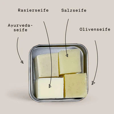 PlantBase Seifen-Testpaket Körper/Gesicht-Minis 110g