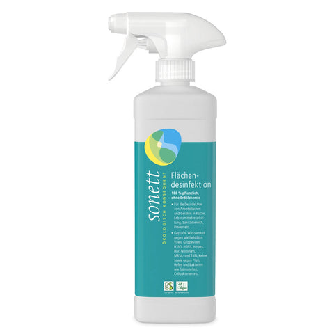 Sonett Flächendesinfektion Sprühflasche 500ml Bio