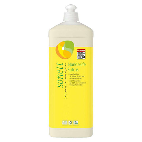 Sonett Handseife Citrus Nachfüllflasche 1L Bio