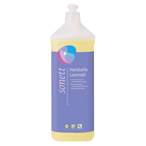 Sonett Handseife Lavendel Nachfüllflasche 1L Bio