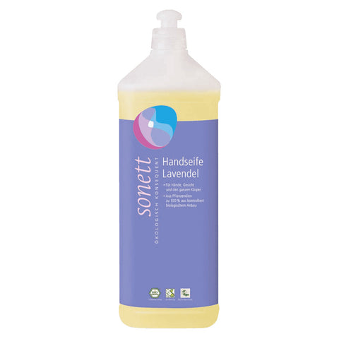 Sonett Handseife Lavendel Nachfüllflasche 1L Bio